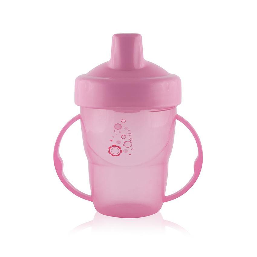 gourde avec poiget 210ml rose