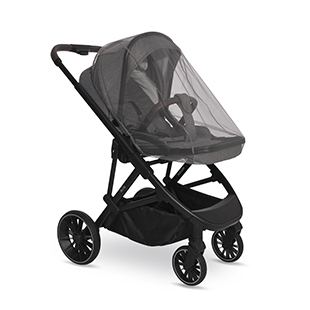 moustiquaire pour poussette gris