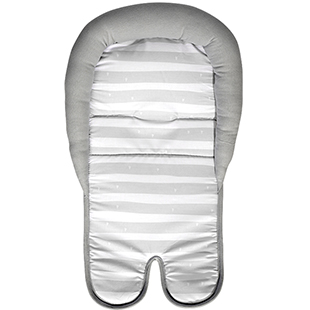 matelas réducteur siège auto gris