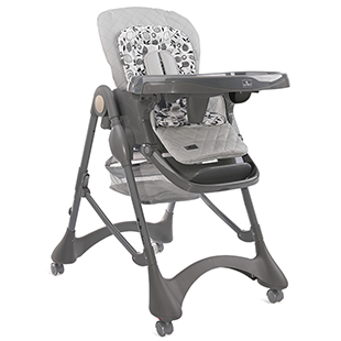 chaise haute bellissimo gris