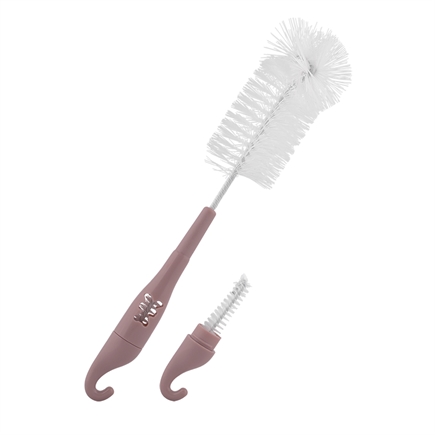 brosse pour biberon et tetine rose