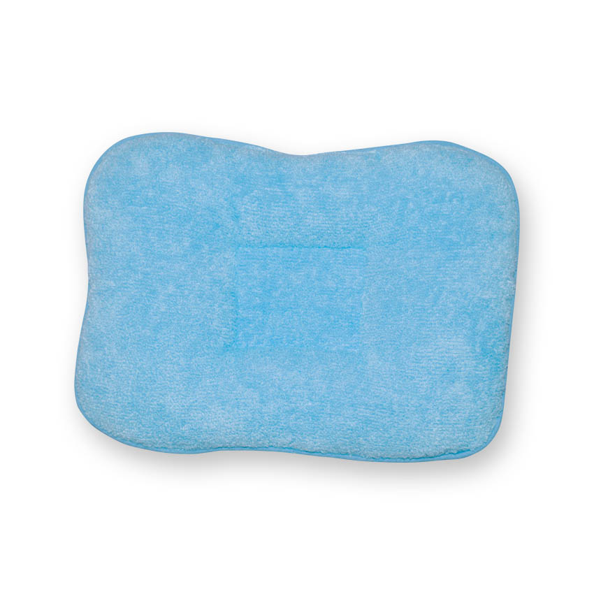 coussin de bain bleu