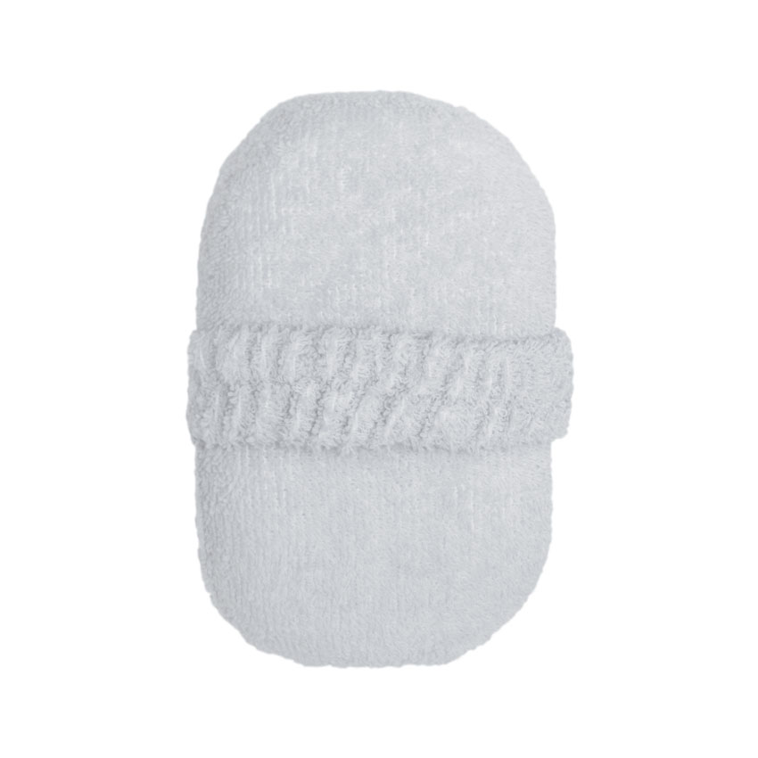 éponge de bain blanc