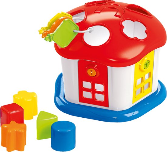 Maisonnette champignon jeu de forme avec portes