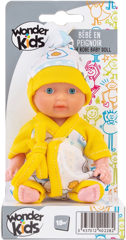 BEBE PEIGNOIR 12CM ASS3