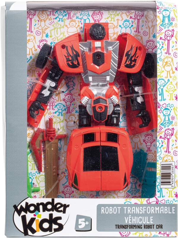 ROBOT TRANSF 16CM + ACC ASS2