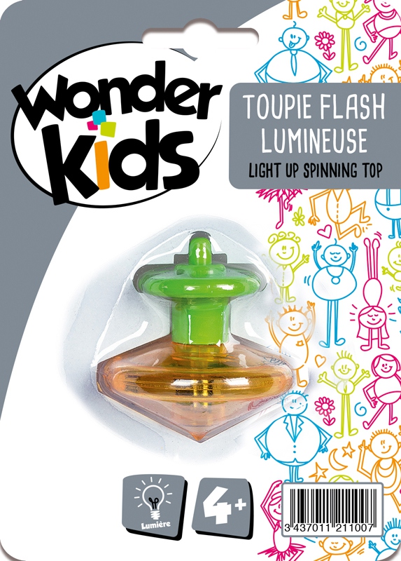 TOUPIE LUMINEUSE + LANCEUR ASS