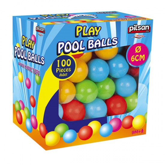 balle plastique 100pcs