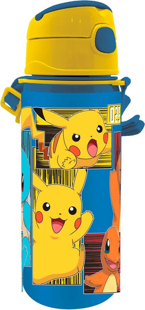 gourde avec bec verseur Pokémon Pikachu -Aluminium - 600 ml