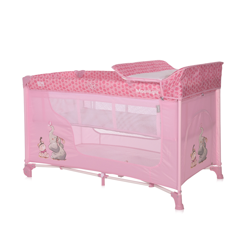 lit parapluie moonlight 2 niveaux rose