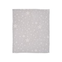 couverture coral 85/100 cm gris