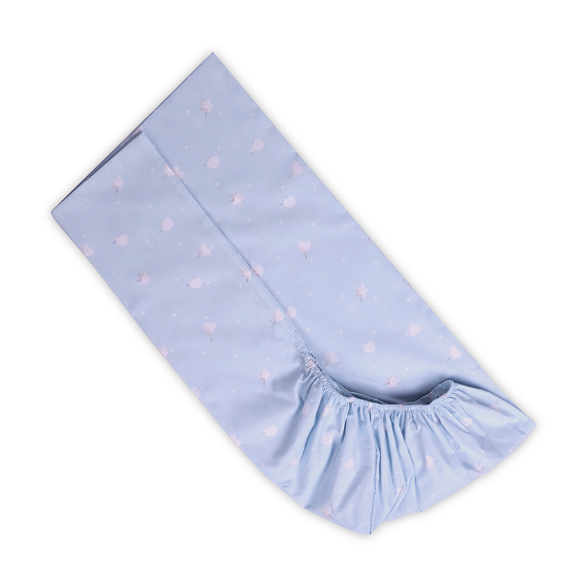 draps 60/120 train bleu