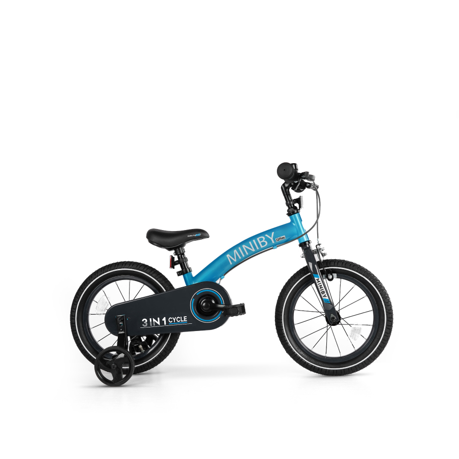 velo miniby 14 pouces bleu