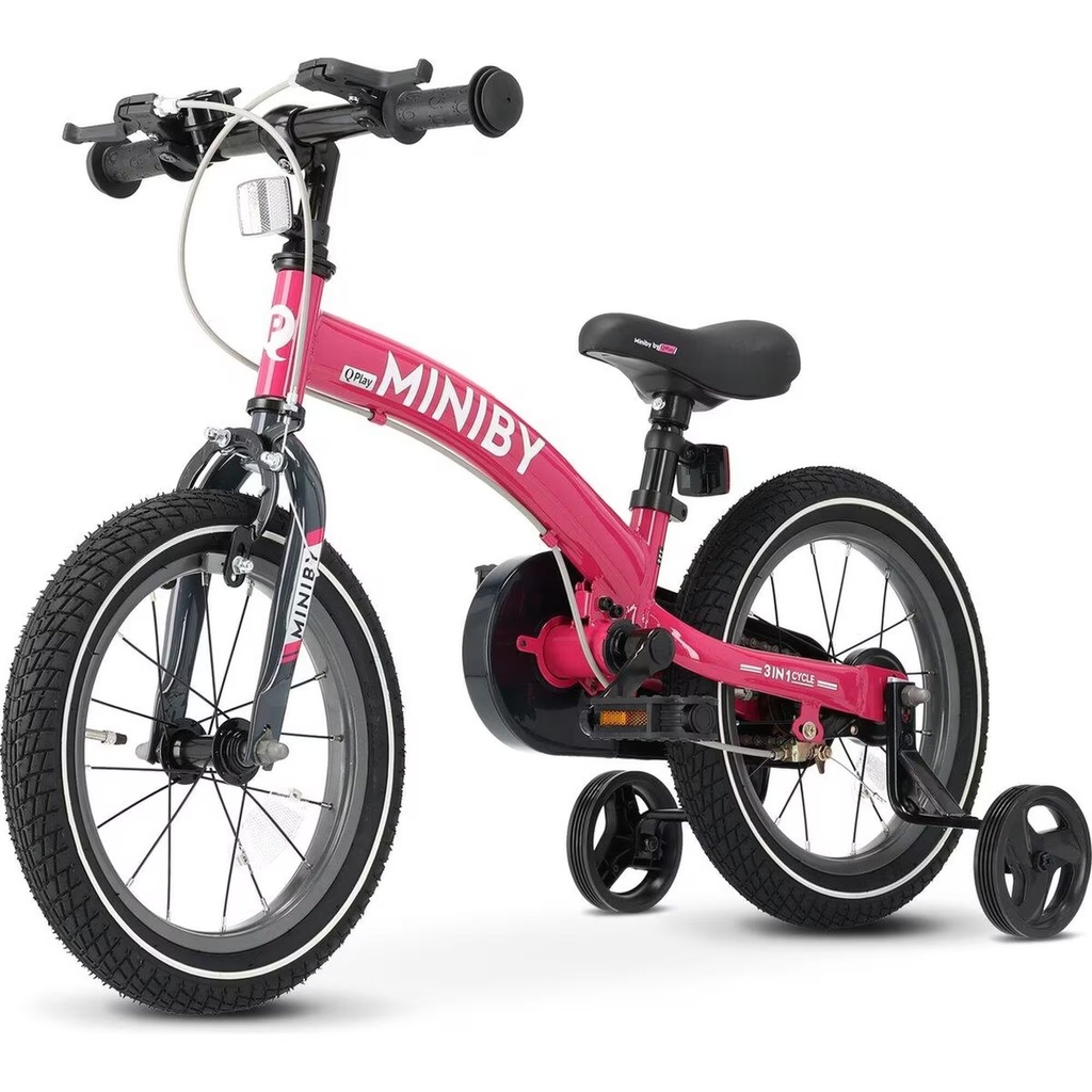 [Q0023] velo miniby 14 pouces rose