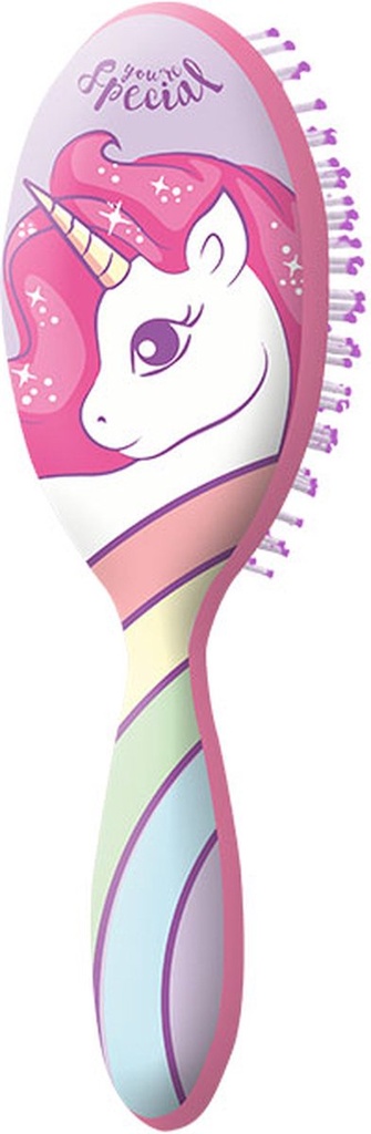 Brosse à cheveu licorne