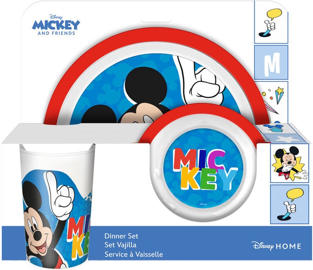 Disney Mickey Mouse - Set petit-déjeuner