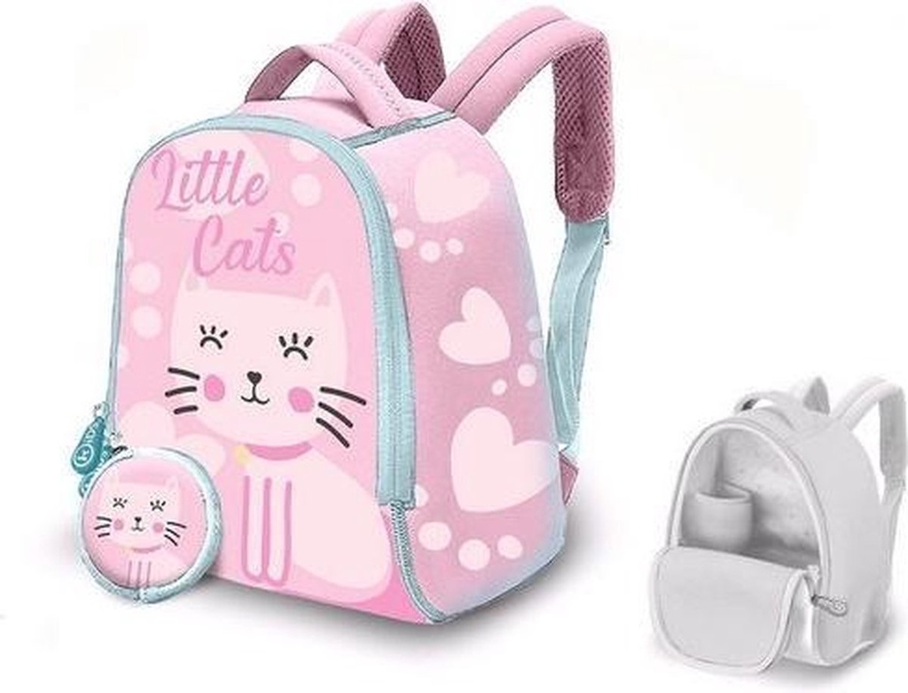 sac a dos 25cm little cat rose