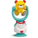 jouet 2 en 1 pour chaise haute et hochet ourson