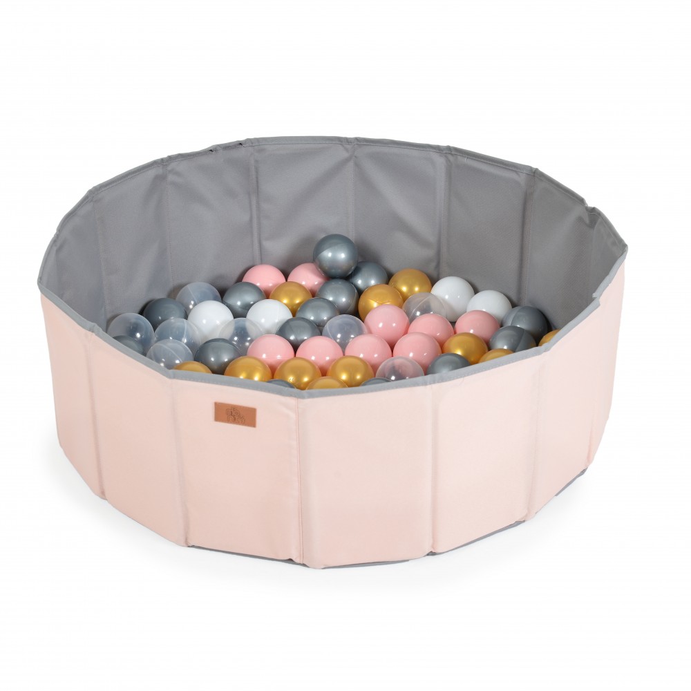 [3800146223434] Piscine à Balles Pliante – Couleur Rose