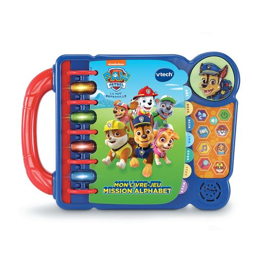 Mon livre-jeu Vtech Paw Patrol Pat’Patrouille Mission Alphabet