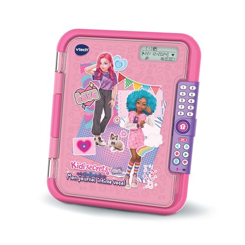 Jeu électronique Vtech Mon journal intime vocal Kidisecrets Rose