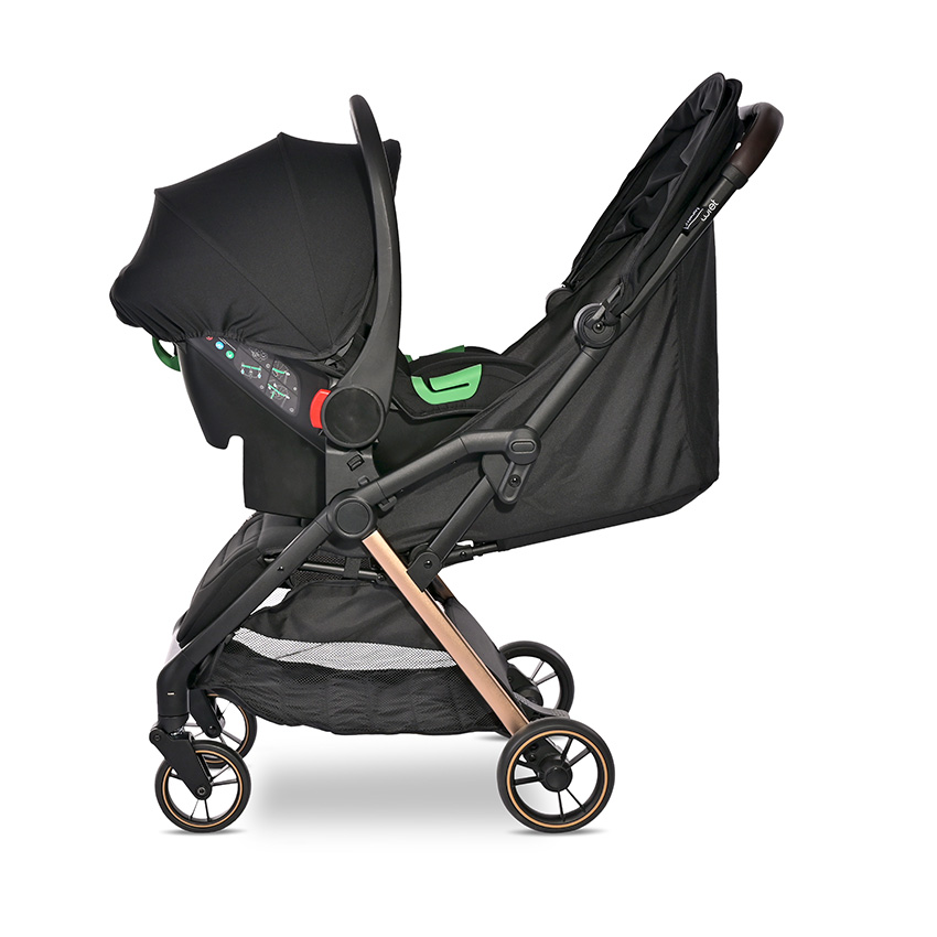 [10021992401] POUSSETTE  LORET  BLACK JASPER + siège auto