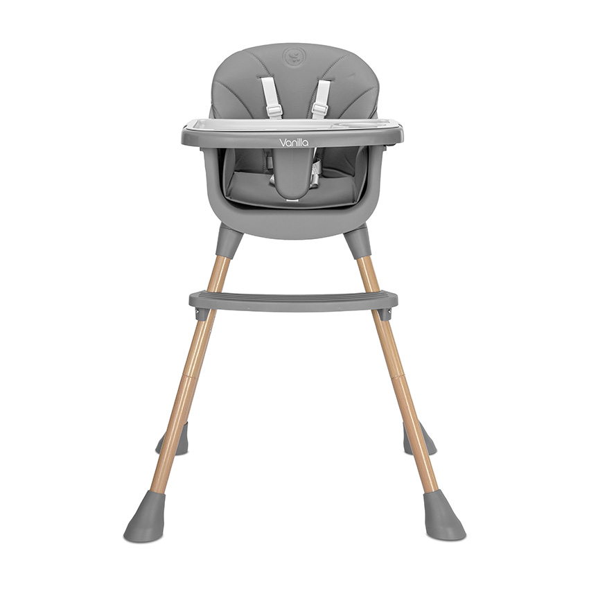 [10100572506] chaise haute VANILLA 3en1 gris