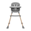chaise haute VANILLA 3en1 gris