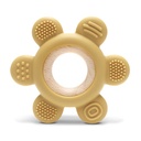 hochet de dentition fleure jaune