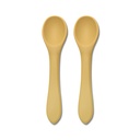 lot de 2 cuillère silicone jaune