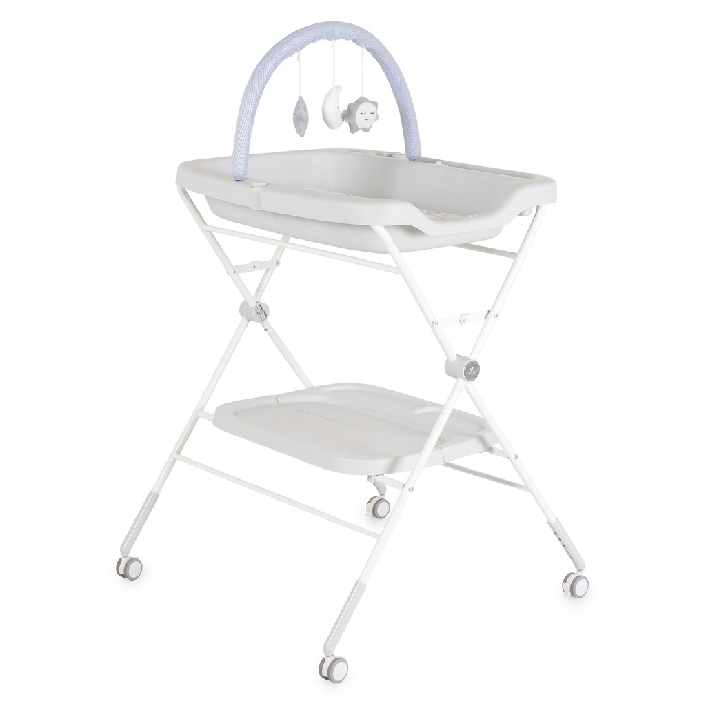 table à langer gris Croco