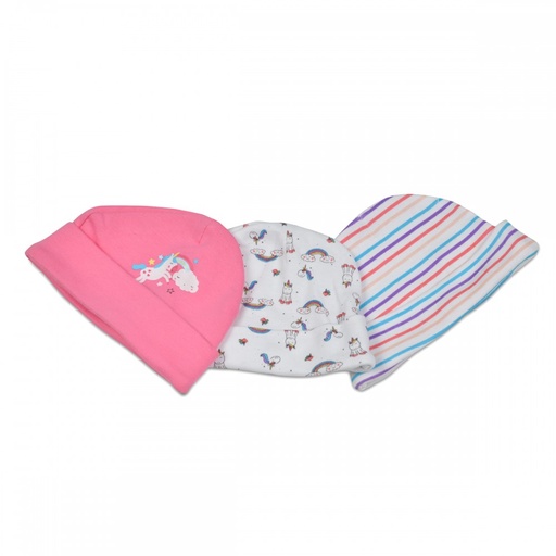 [3800146265502] Bonnets bébé rose