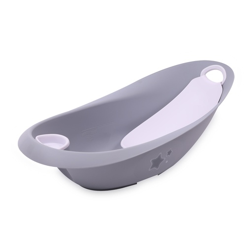 [10130720130] bassinne 87cm+plug luxe stars gris
