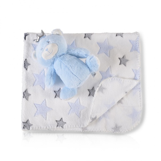 [3800146267544] couverture + doudou bleu