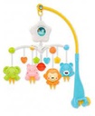 mobile musical happy animal bleu