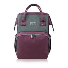 [10040260007] sac à langer tina rose & gris