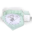 tour de lit lily 60/120 agneau vert