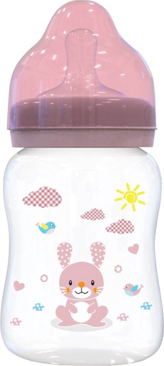 [10200710002] biberon petit format 250ml rose blush