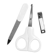 [1024030003] set manicure blanc