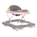 marche bébé buggy rose/gris