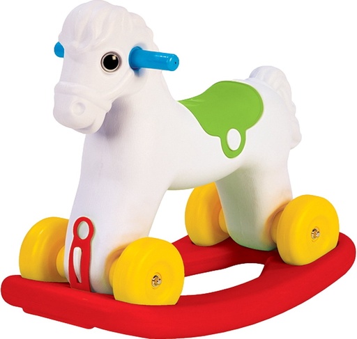 [7077] poney balancelle 2en1
