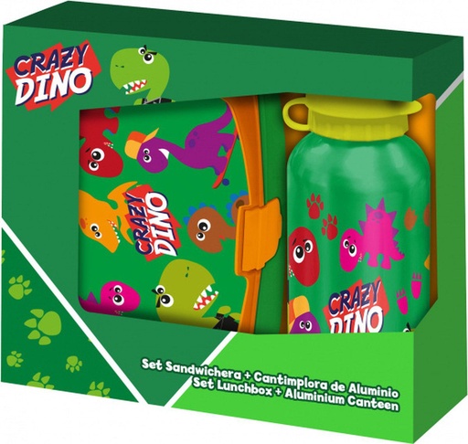 [8435507838252] gourde + boite gouter Dino