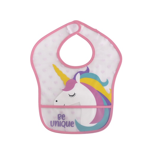 [10260250002] bavoirs velcro 2 pas rose