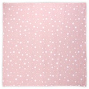 couverture muslin rose stars