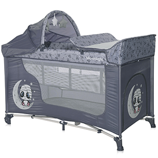 [10080572362] lit parapluie moonlight 2 niveau gris pandas