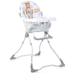 [10100322311] chaise haute marcel bleu