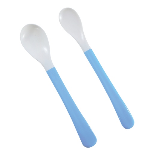 [10230470001] set cuillères 2 pcs bleu