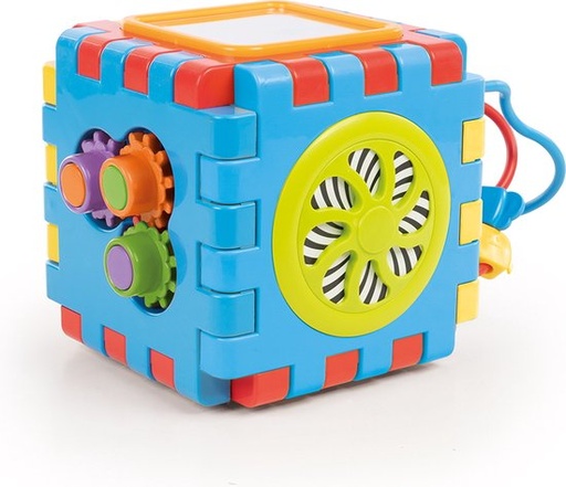 [5092] cube éducatif multicolore