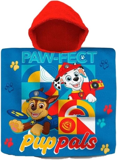 [PW19924] poncho de bain paw patrol