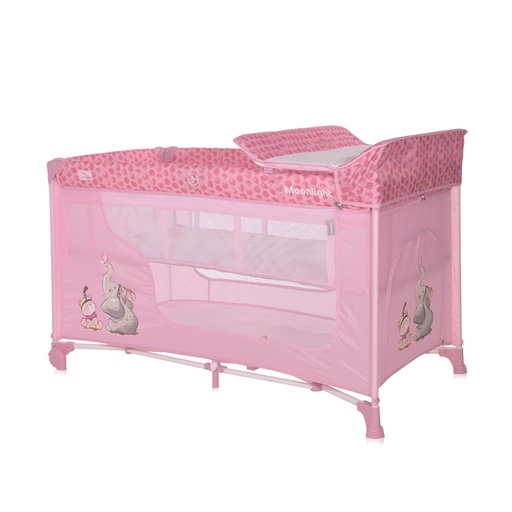 [10080412363] lit parapluie moonlight 2 niveaux rose